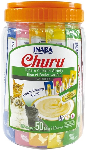 Snack Churu Sabor Pollo y Atun 50 unidades
