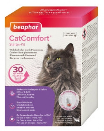 CatComfort Kit Inicial – Difusor + Recambio de Feromonas para Gatos (Beaphar)